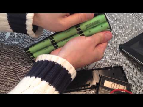 how to rebuild notebook battery