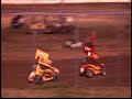 mini sprint racing at will rogers raceway claremore, ok 4-20-08