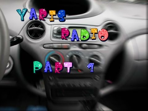 how to fit a cd player in a yaris