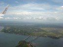 beutiful goa as seen through aeroplane before grounding