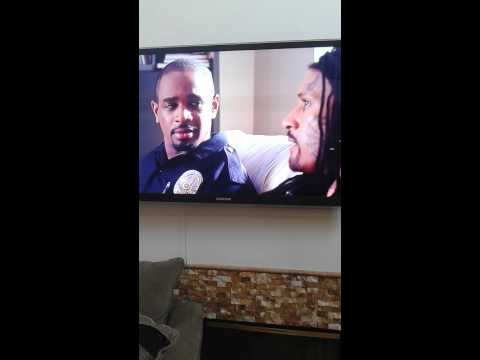 Let's Be Cops Pupa scene