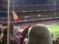 Himno de España en el Bernabeu y la ola.¡Impresionante!