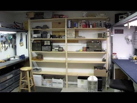 Building Workshop Shelves