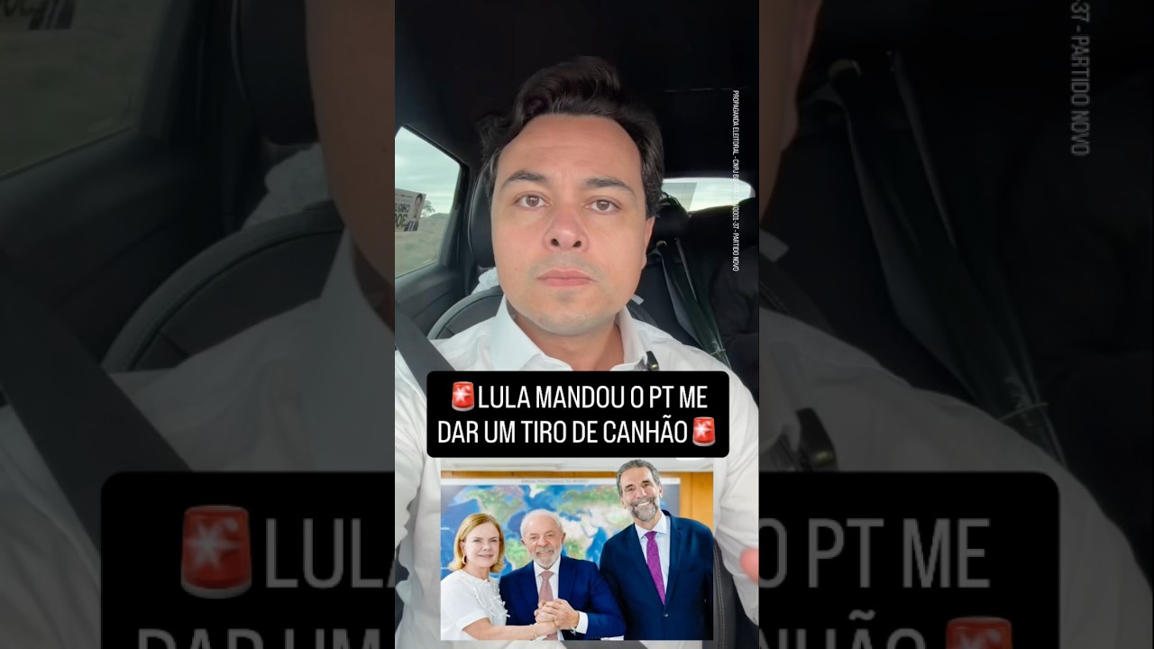 🚨 LULA MANDOU O PT ME DAR UM TIRO DE CANHÃO