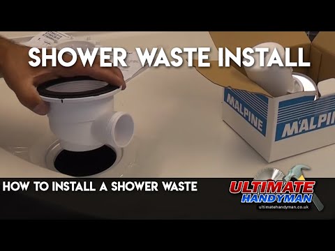 how to fit shower pump