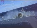 cazaminas m34 turia navegando con mar grueeeesa 04:07