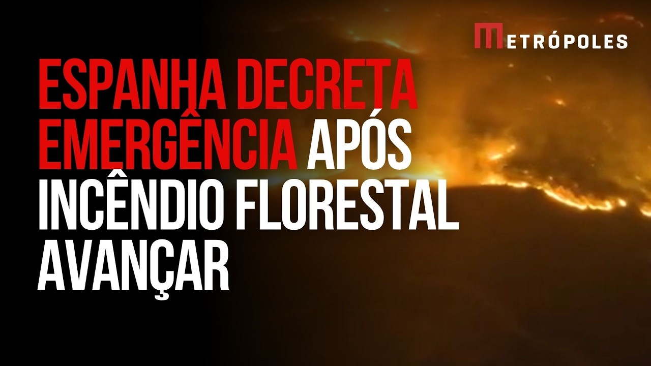 Incêndio destrói mais de 15 mil hectares no norte da Espanha