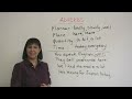 www.engvid.com Using adverbs is quite easy, once you know where to place them. Learn how in this short lesson, and improve your English immediately. Take a free quiz to test your understanding of the lesson at www.engvid.com
