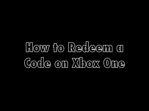how to redeem code on xbox one