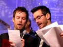 David and Andrew Cook Singing Christmas Carols David and Andrew Cook Singing Christmas Carols