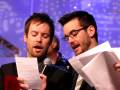 David and Andrew Cook Singing Christmas Carols
