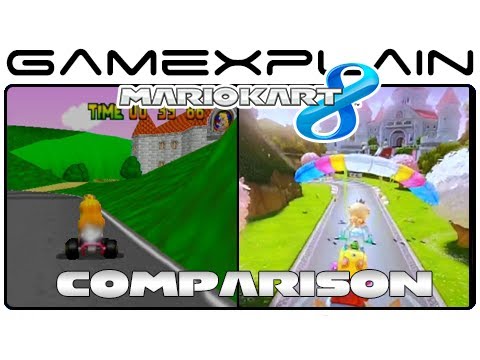Mario Kart 8: Royal Raceway Head-to-Head Comparison (Wii U vs. N64)