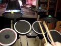 Rock Band 2 Drum Kit: Stock Pads vs. XCell Pads - Comparison Video