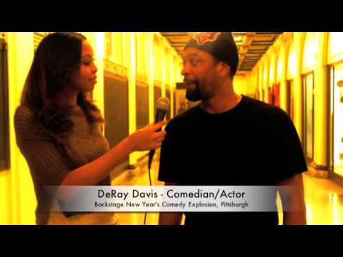 Deray Davis Backstage NYE Comedy Explosion 2012 Pittsburgh