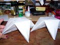 Making the Merkaba with four squares of paper