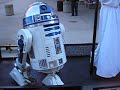 R2 D2 and Princess Leia visit dallas