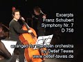 Franz Schubert Symphony Nr. 7 D 758 excerpts