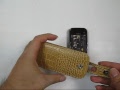 PDair Leather Case for Nokia N97 mini - Flip Type (Brown/Crocodile Pattern)