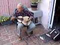 My dad playing the cuatro, Puerto Rico's national instrument