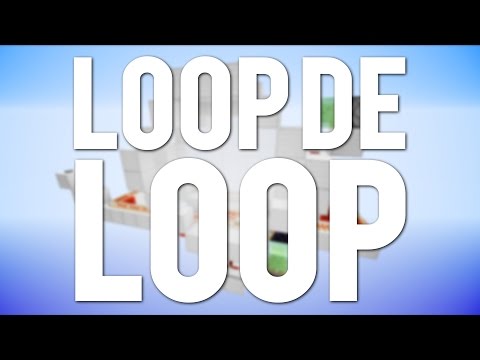 how to make a loop d'loop in minecraft