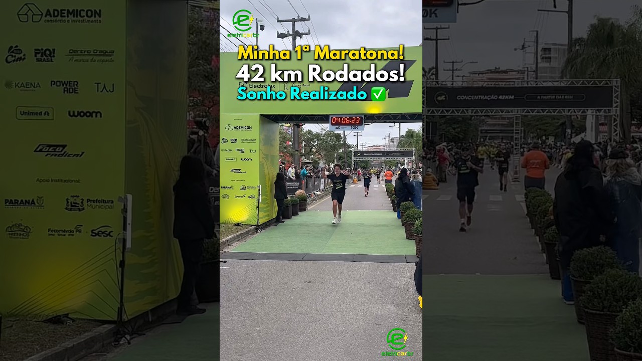 Minha 1ª Maratona e 42 KM Corridos: sonho realizado!￼