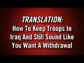 The Obama Iraq Documentary: Whatever the Politics Demand
