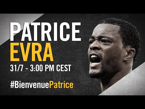 La presentazione di Patrice Evra alla Juventus