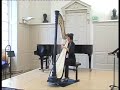 Isabelle Moretti, harp, plays 