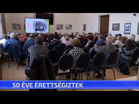 50 éve érettségiztek - évfolyam-találkozó a gimnáziumban