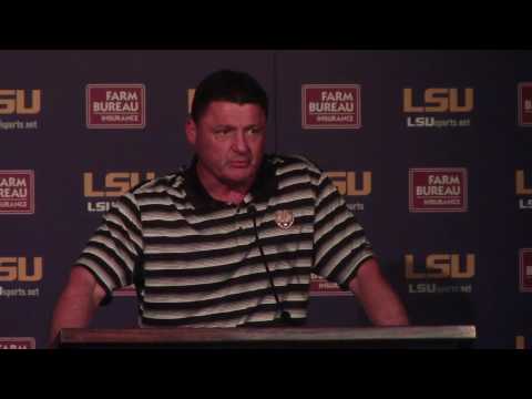 Video: Ed Orgeron's Monday Press Conference
