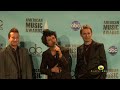 Green Day Backstage at American Music Awards