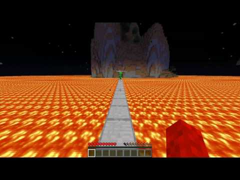 how to pick up lava in minecraft
