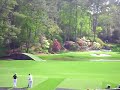 Zach Johnson ovation at Amen Corner