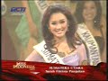 Top 10 :1. Sulawesi Barat, Yesica Amami2. Bangka Belitung, Ajeng Kamaratih3. Sulawesi Utara, Priscilla Yvonne Supit4. Jawa Timur, Sandra Angelia5. Nusa Tenggara Barat, Wayan Macrae6. Maluku, Kartika Indah Pelapory7. Sulawesi Selatan. Andi Ria Fausiah8. DKI Jakarta, Saira Jeihan Stephanie Rachman9. Sumatera Utara, Sarah Fitrisia Panjaitan10. Papua, Monica Heremoy ChaayVisit www.voy.com/201817/