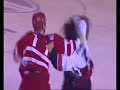 Brawl from the EIHL 04/05 season. Matchups are Hill-Thomas, Manny-Hargreaves and Cugnet-Cornish.