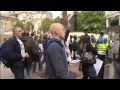 Anti-fascists clash with right-wing protesters