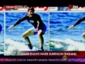 Aamir Khan Enjoys Water Surfing in Thailand