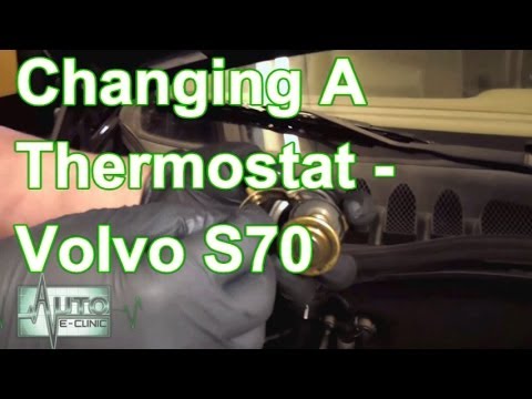 How to Replace a Thermostat – 1998 Volvo S70 2.4