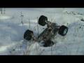 E-Maxx rc truck just one more time in the snow