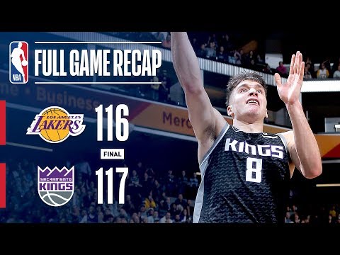 Video: Full Game Recap: Lakers VS Kings | Bogdanovic 3 Wins It At The Buzzer