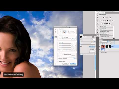 how to isolate hair in photoshop cs5