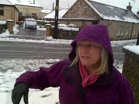 Scottish Snow Sculpture