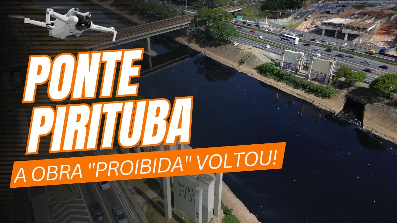 A OBRA "PROIBIDA" VOLTOU! O Segredo do Túnel Embaixo do Trem 🚂🏗️