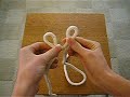 This knot can be used to decorate a rope or shorten it.