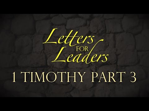 “Letters For Leaders” Part 6 – Pastor Raymond Woodward
