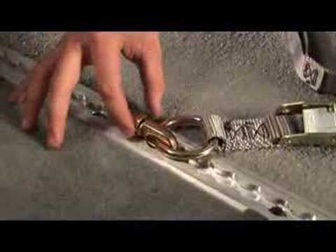 how to fasten a wheelchair