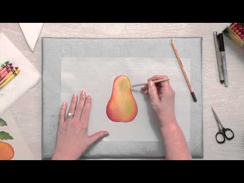 crayons - It's time for new fun with an old favorite--crayons! Using the new Melt-n-Blend technique, anyone can create beautiful appliqué designs with a dimensional, h...