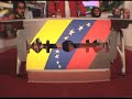 video en dos partes que muestra primero la versi�n original del saludo que mario silva de 'la hojilla