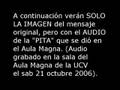 Pita a 'La Hojilla' en la UCV sabado 21 oct 2006