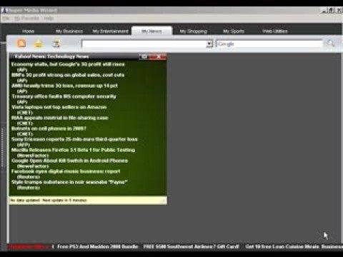 Opening RSS Feeds In Super Media Wizard